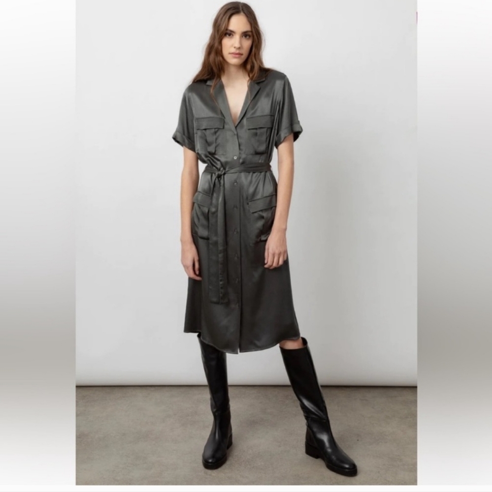 Rails Cadence Button Down Dress